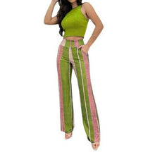 Load image into Gallery viewer, 2 Piece Sets Womens Outfits High Waist Summer | High Waist Straight