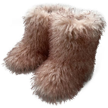 Load image into Gallery viewer, Winter Warm WomenFur Boots Woman Fluffy Plush Faux Fur Snow Boots