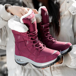Women Boots Platform High Quality Keep Warm Winter Outdoor Snow Boots