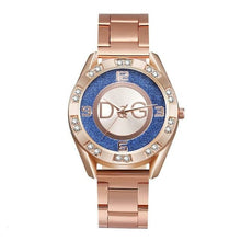 Load image into Gallery viewer, 2022 Women&#39;s Watches Luxury Brand Fashion Rhinestone Stainless Steel