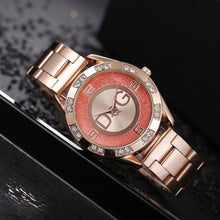 Load image into Gallery viewer, 2022 Women&#39;s Watches Luxury Brand Fashion Rhinestone Stainless Steel