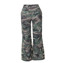Load image into Gallery viewer, ANJAMANOR Painted Camouflage Baggy Cargo Pants Streetwear Womens