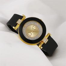 Load image into Gallery viewer, Simple Black White Quartz Watches Women Minimalist Design Silicone